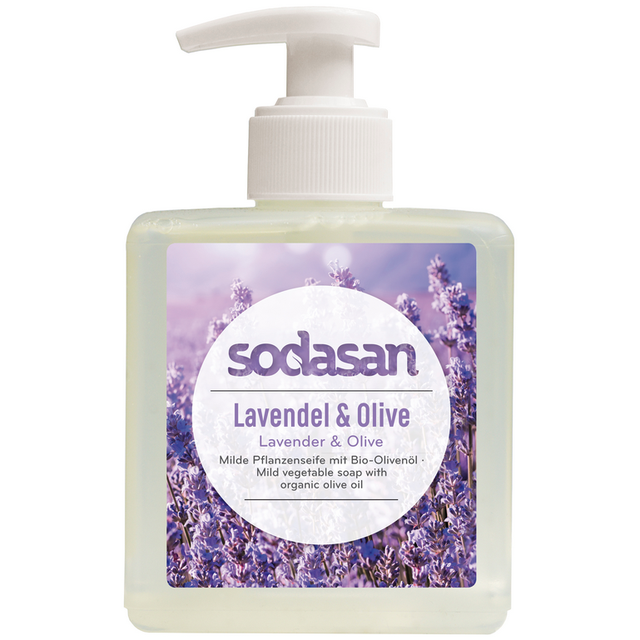 Levně Mýdlo tekuté Levandule - Oliva 300 ml SODASAN