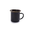 Smaltované espresso šálky 2 ks – černá Barebones