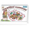 Stolní kalendář Kulinářské vandrování 2024 – Kamila Skopová, 23,1 × 14,5 cm