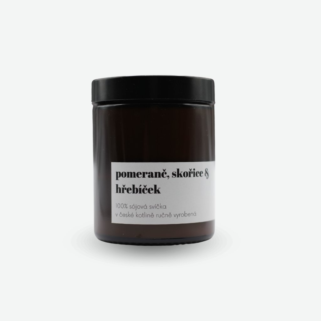 Aesta svíčka pomeranč, skořice a hřebíček produkt 1