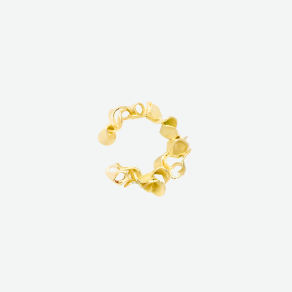 Charlotte Jewellry Pozlacený Ear Cuff Fungi produkt 1 (3)