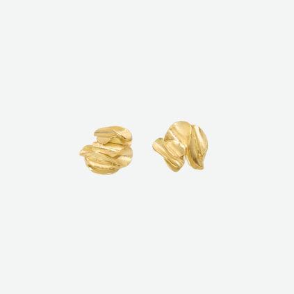 Charlotte Jewellry Pozlacené Peckové náušnice Fungi produkt 1