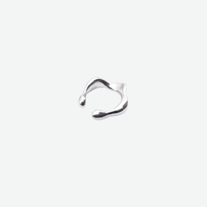 Magdalena Šťastníková Stříbrný EarCuff Awry produkt 1