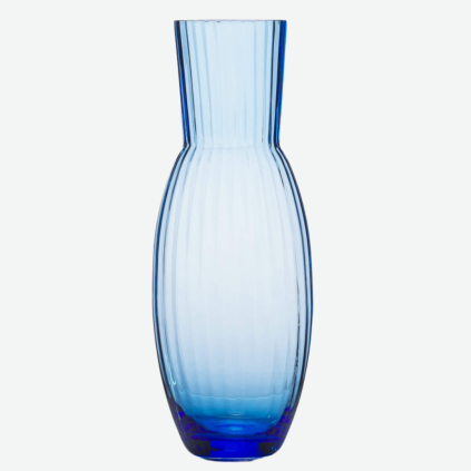 Skleněná váza/karafa Tethys Blue