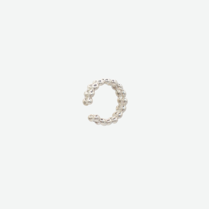 Eva Růžičková Stříbrný ear cuff Aurora