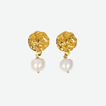 Martina Smira Jewellry náušnice perla statement P1