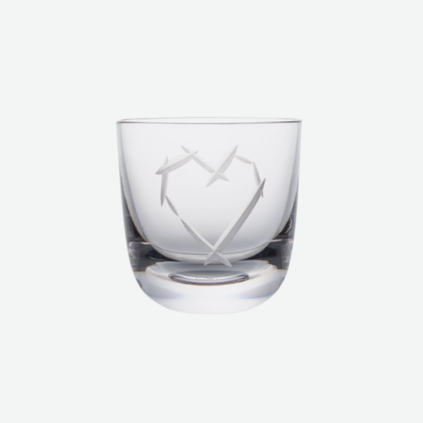 Ruckl sklenice LOVE crystal