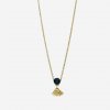 Blueberries Jewelry Nahrdelnik Sunlight pozlaceny cerna perla 1