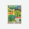 Czechoslovakian Ink retro plakát Zeleň pĺúca sídlisk
