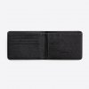 DANNY P Pánska kožená peněženka slim na karty černá 2