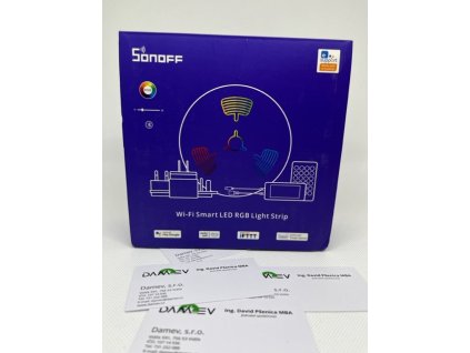 SONOFF-Vodotěsný LED pásek 2m RGB dálkové ovládání