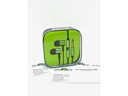 Sluchátka Mi box jack 3,5mm (zelená)