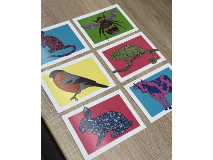 Zvířecí pohlednice ‎‎‎(sada)