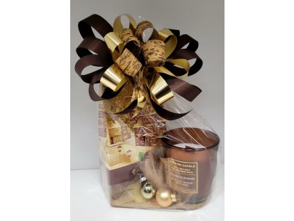 Svíčka a pralinky hnědá