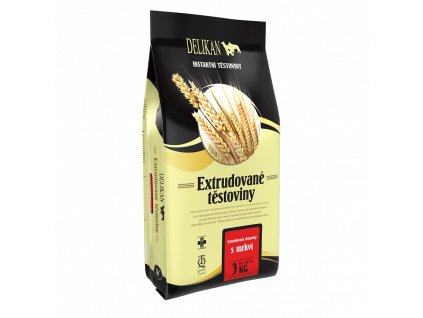 Delikan Extrudovane Testoviny pro psy s mrkvi