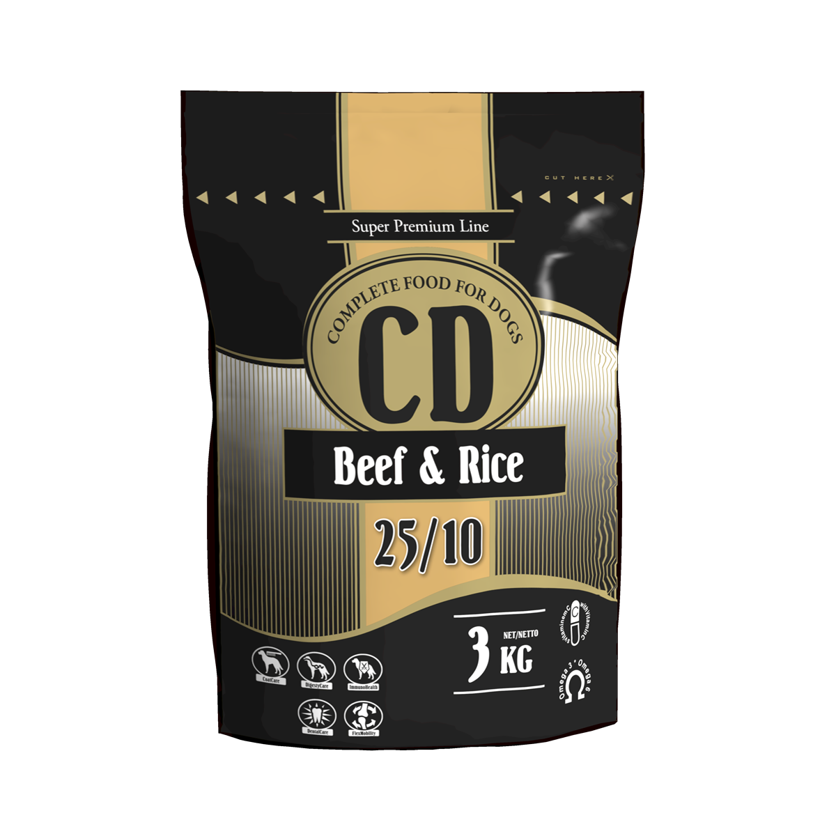 Delikan CD Beef and rice 3 kg