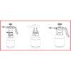 KS TOOLS Pěnový rozprašovač s tlakovým čerpadlem (pěnič), 1,5 l
