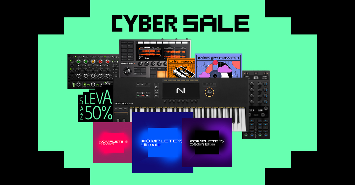 Native Instruments: Cyber Season 2025 – největší hudební jízda roku
