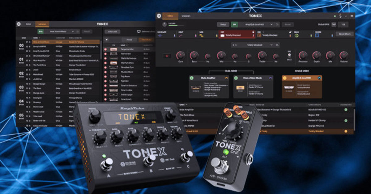 IK Multimedia: TONEX Editor – mějte svůj stompbox pod kontrolou