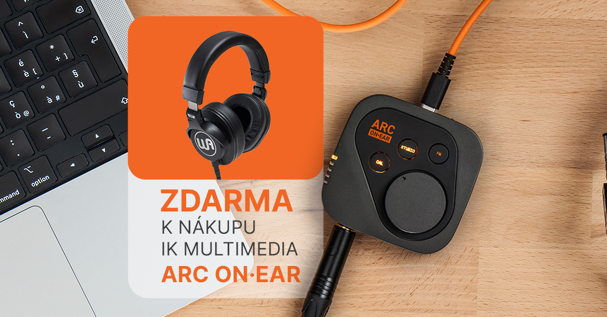 IK Multimedia: ARC ON‑EAR – Sluchátka zdarma? Teď to uslyšíš!