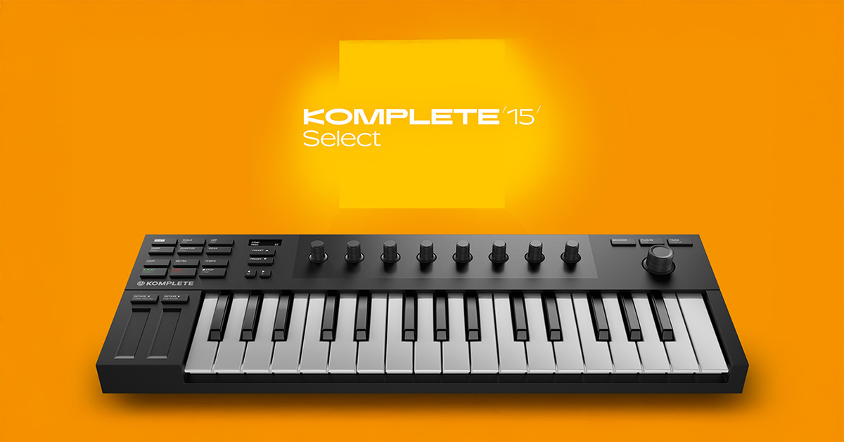 Native Instruments: Komplete 15 Select zdarma ke Komplete Kontrol M32