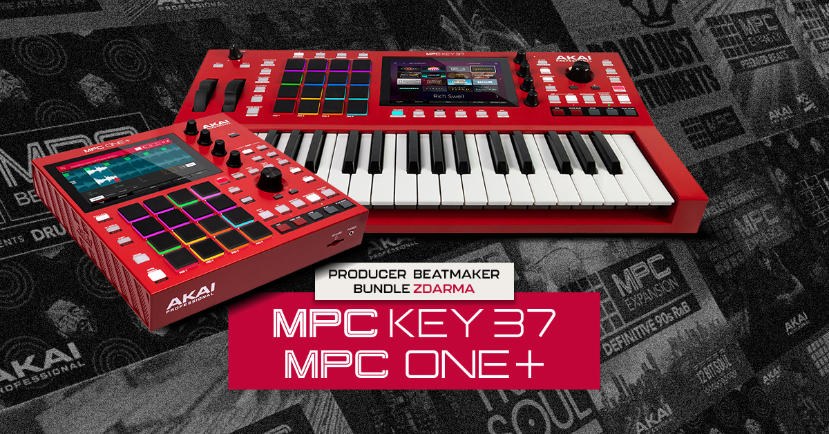 AKAI Professional: MPC Key 37 & MPC One+ – Prémiový software zdarma!