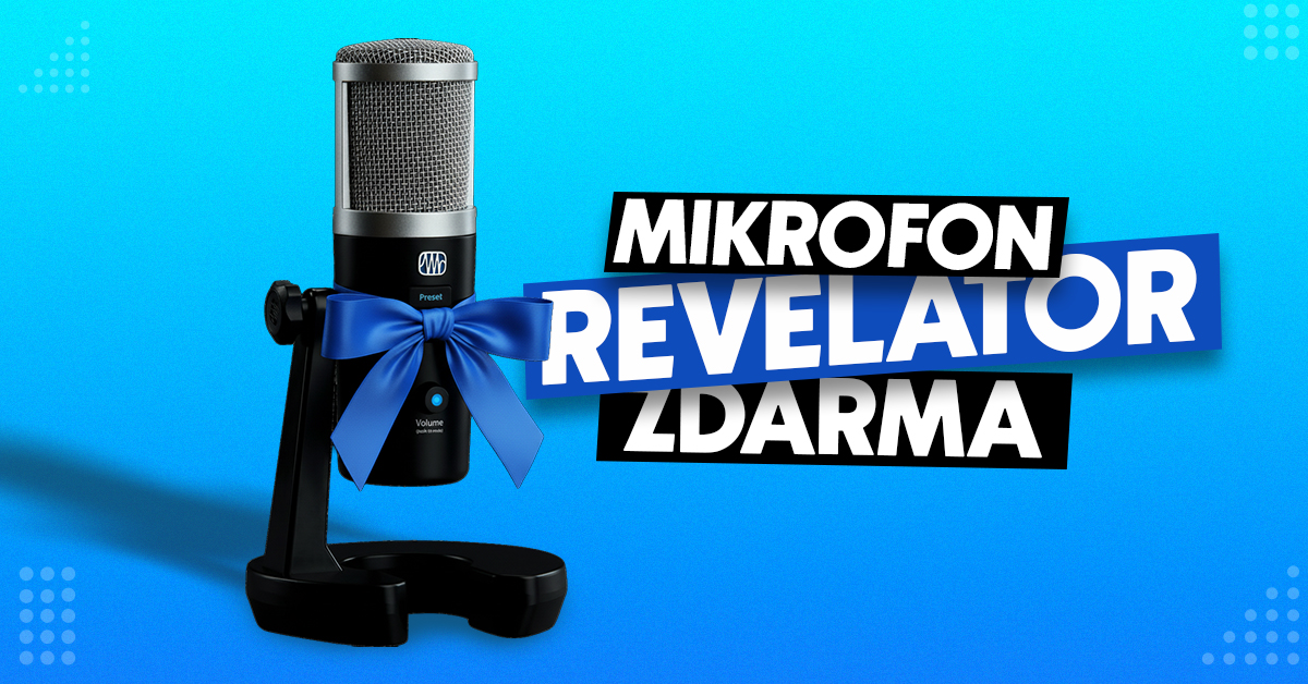 Dárek zdarma k nákupu – mikrofon Presonus Revelator