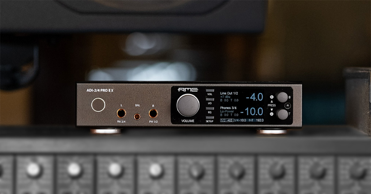 RME: ADI‑2/4 Pro EX – absolutní špička referenčního zvuku