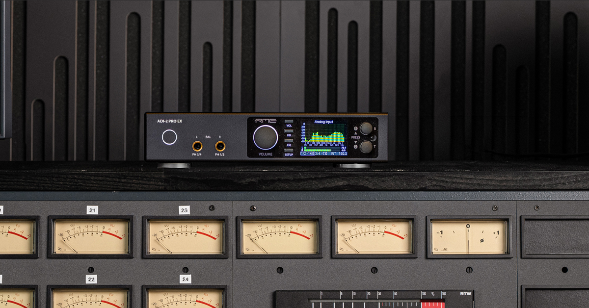 RME: ADI-2 Pro EX – Referenční liga pro ty, kdo slyší každý detail