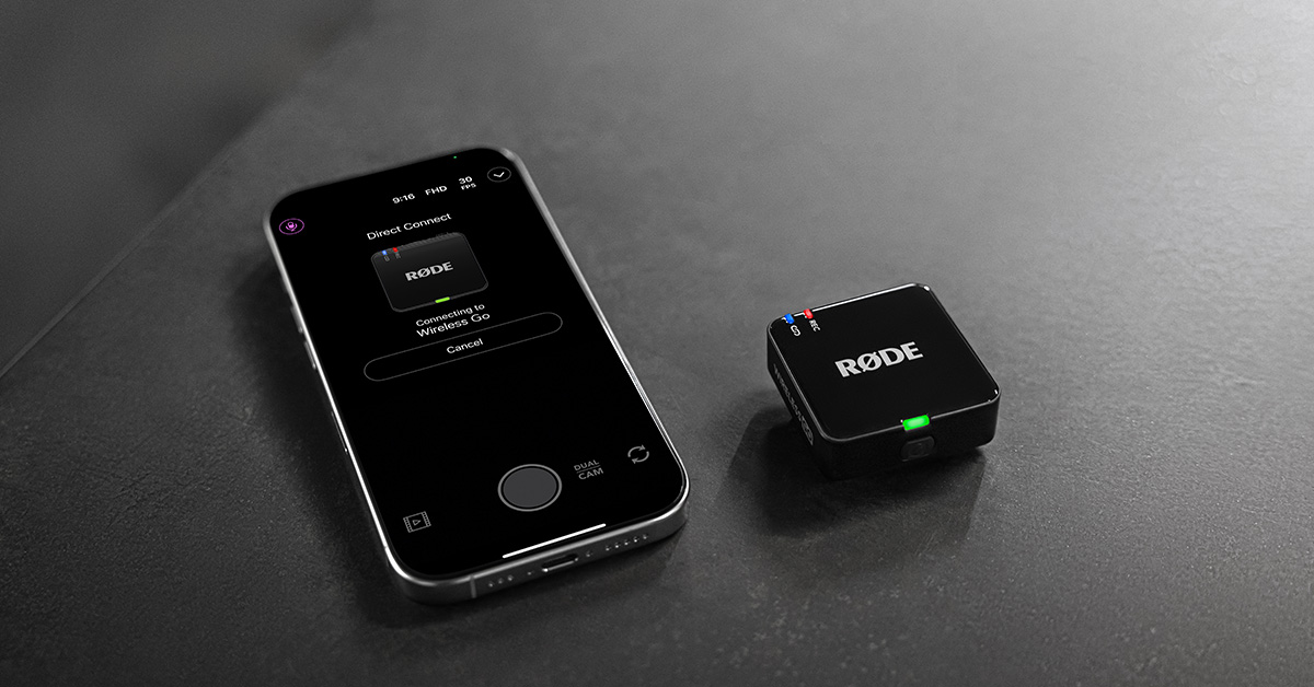 RØDE: Direct Connect pro Wireless GO Gen 3 a Wireless PRO
