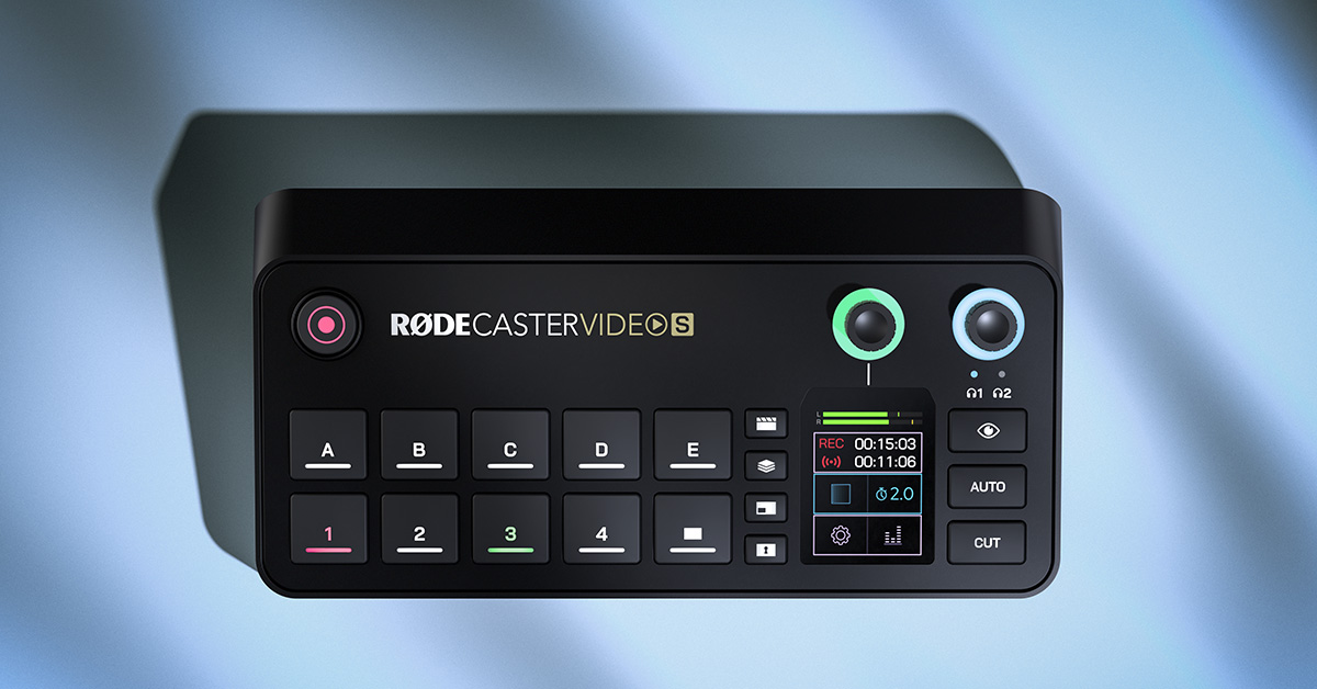 RODECaster Video S – Kompletní top studio v jednom zařízení