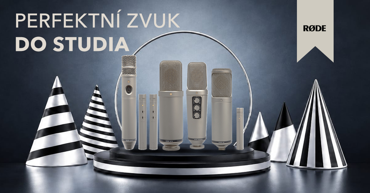 RØDE: Studiové mikrofony pro každý detail – profesionální zvuk pro každého