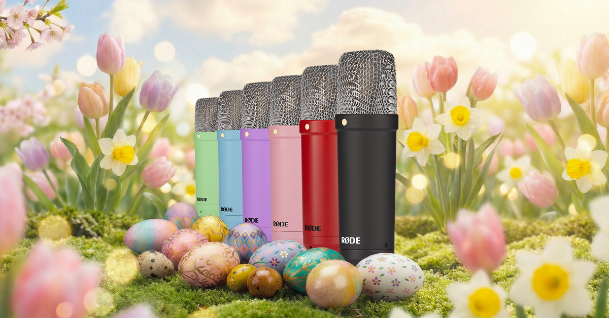 Velikonoce v barvách RØDE: Rozjasni svůj zvuk