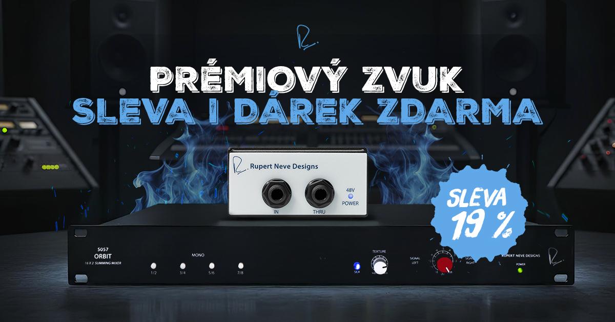 Rupert Neve Designs: Prémiový zvuk – sleva i dárek zdarma!