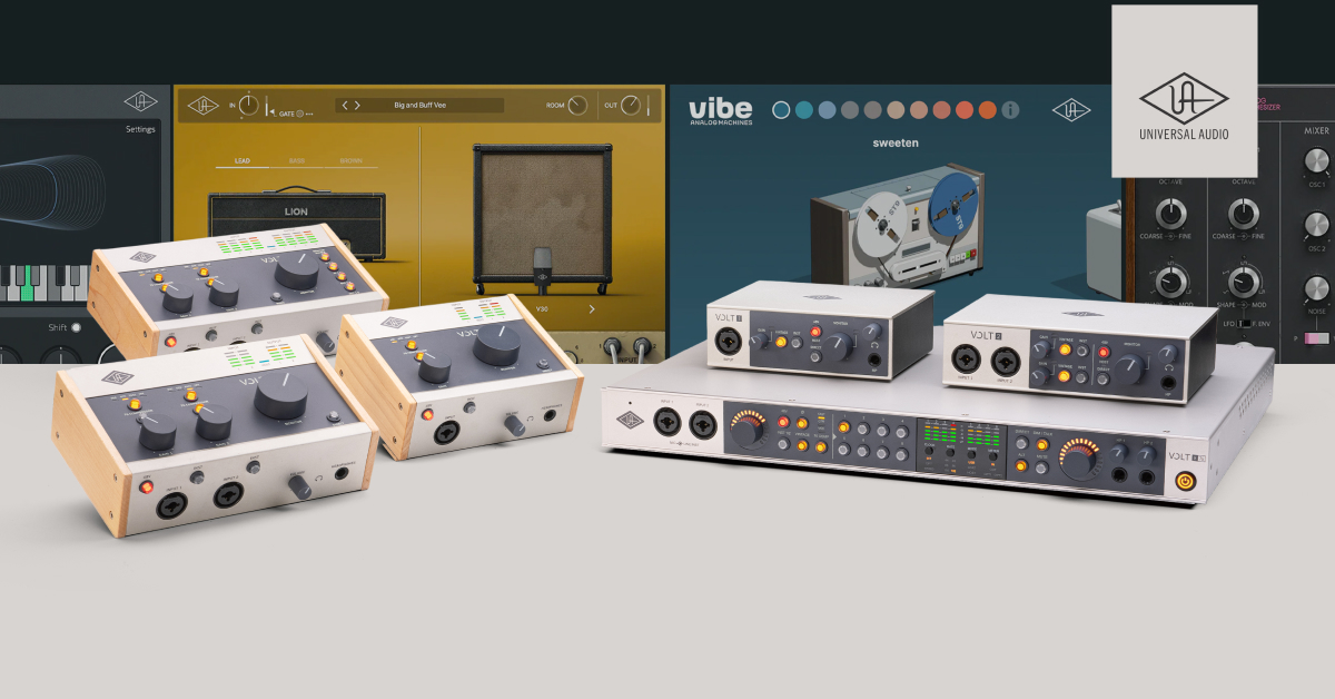 Universal Audio: Plug‑iny zdarma ke zvukovkám Volt