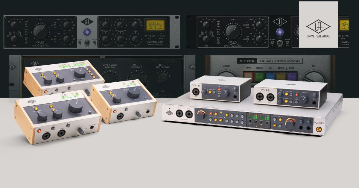Universal Audio: Plug‑iny zdarma ke zvukovkám Volt