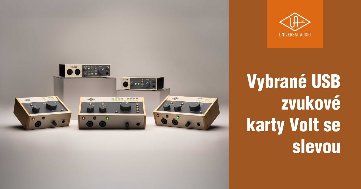 Universal Audio: Zvukové karty Volt se slevou