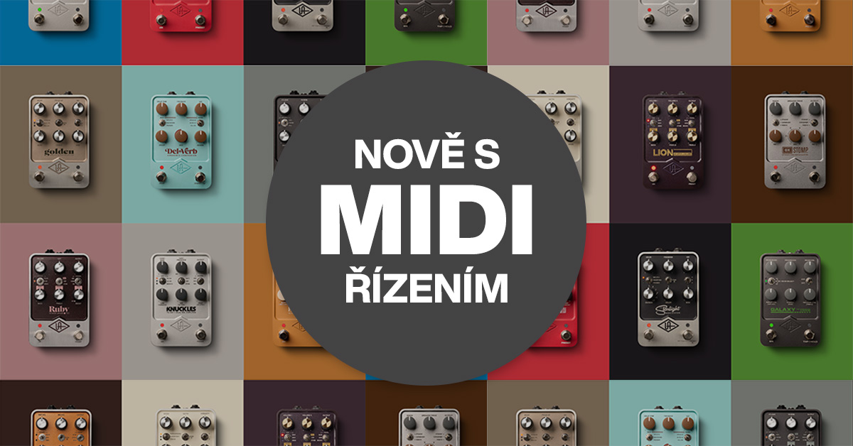 Universal Audio: UAFX pedály – Nový firmware 2.0 posouvá hranice možností