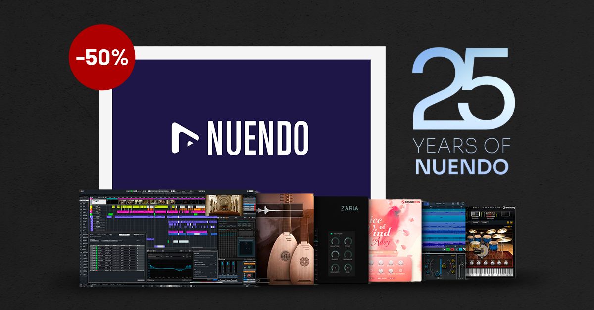 Steinberg: Nuendo 14 – Profesionální zvuk za poloviční cenu