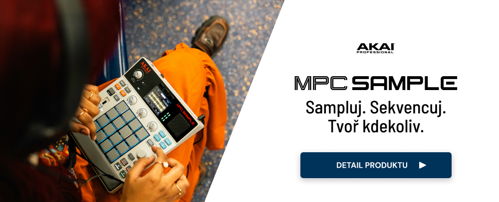 AKAI Professional MPC Sample – Sampluj. Sekvencuj, TVoř kdekoliv.