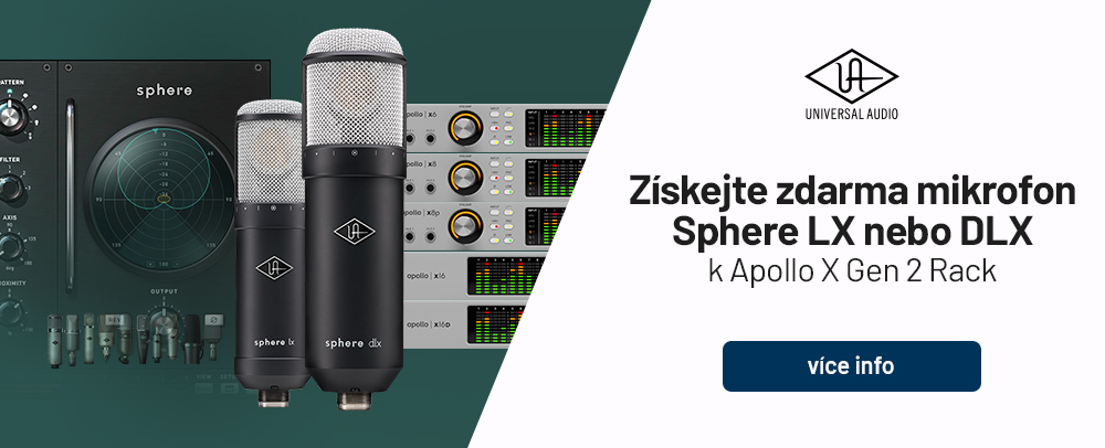 Apollo X Gen 2 – Získej zdarma Sphere mikrofon a vstup do světa profi zvuku!