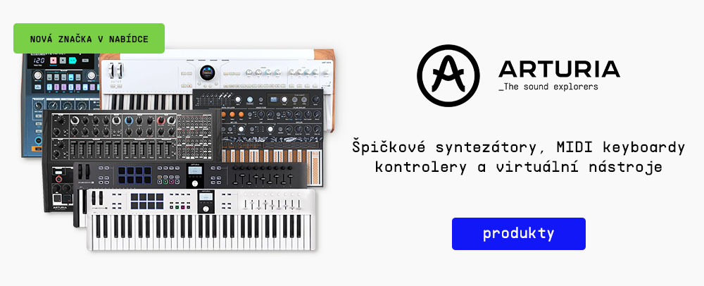 Arturia – špičkové syntezátory, keyboardy, kontrolery a virtuální nástroje