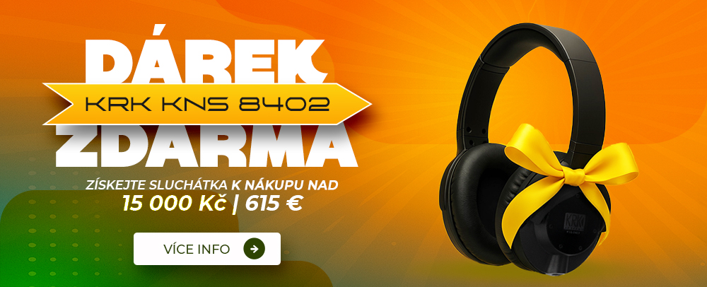 Dárek zdarma k nákupu – sluchátka KRK KNS 8402