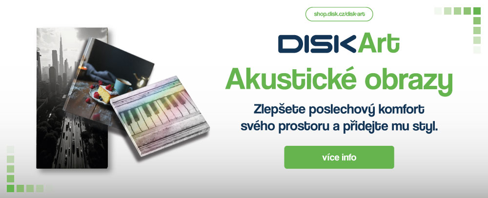 Akustické obrazy DISK Art - Zlepšete poslechový komfort svého prostoru a přidejte mu styl s našimi Akustickými obrazy