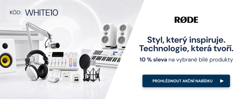 Styl, který inspiruje. Technologie, která tvoří. Bílá edice studiové techniky v akci