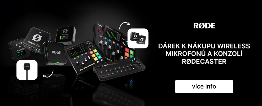 RØDE: Bonus k nákupu Wireless mikrofonů a konzolí RØDECaster