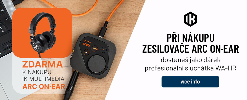 IK Multimedia: ARC ON‑EAR – Sluchátka zdarma? Teď to uslyšíš!