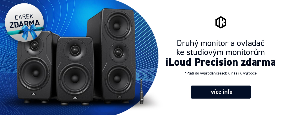 IK Multimedia: iLoud Precision – AKCE 1 + 1 a dálkový ovladač zdarma.