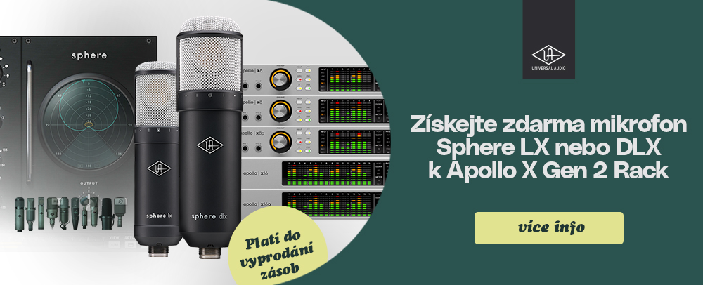 Apollo X Gen 2 – Získej zdarma Sphere mikrofon a vstup do světa profi zvuku!