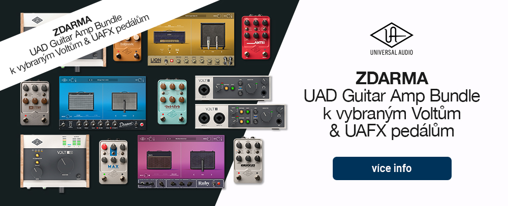 Universal Audio Volt + mikrofony s bonusovým obsahem